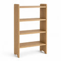 Standregal aus massivem Bambus 4 Ablagen rechteckig natur 60 x 30 x 140 cm